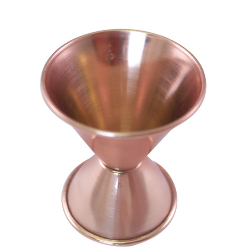 BarConic® Double Sided Jigger Copper Plated -.75oz. x 1.25oz.