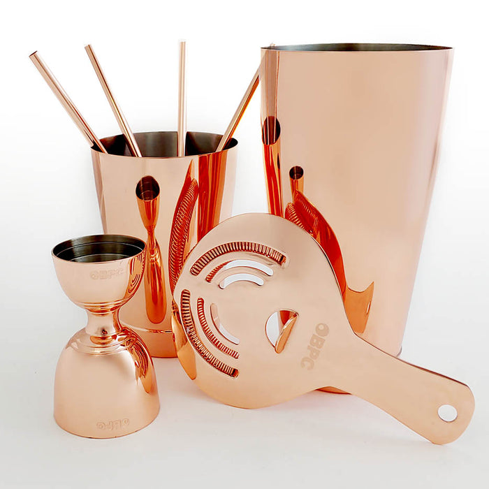 Olea™ 8 Piece Bar Set - Copper Plated