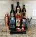 Counter Caddies™ - Black Straight Shelf - Liquor/Wine Bottle Display - alcohol spirits bartending tools supplies