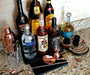 Counter Caddies™ - Black Straight Shelf - Liquor/Wine Bottle Display - alcohol spirits bartending tools supplies