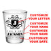  CUSTOMIZABLE - 1.75oz Clear Shot Glass - Crest (Version 3)