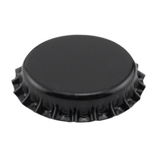 Crown Beer Bottle Caps - Black - Pack of 144