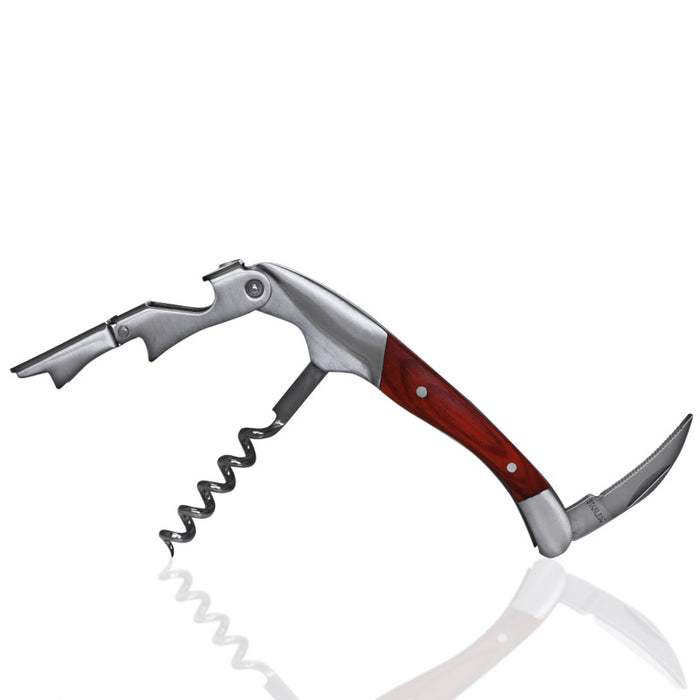 Corkscrew / Wine Opener - Double Lever with Wood Handle