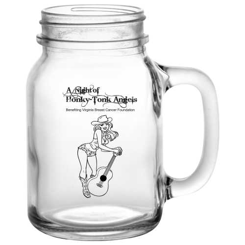 Custom 16oz BarConic® Mason Jar Mug