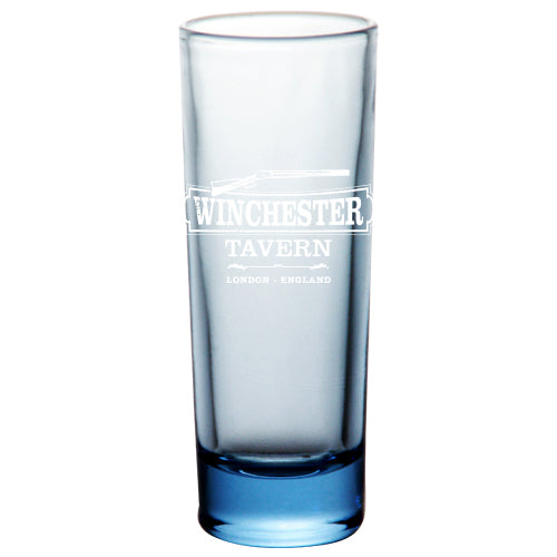 2oz Custom BarConic® Tall Shot Glasses - Light Blue