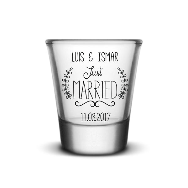 Customizable 1.5oz Thick Base Clear BarConic® Shot Glass