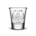 Customizable 1.5oz Thick Base Clear BarConic® Shot Glass