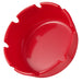 Ashtray - Red Plastic - 4 inch Diameter