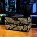 Wooden Bar Caddy - Rustic Hibiscus - Black