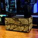 Wooden Bar Caddy - Rustic Hibiscus - Earth Tones