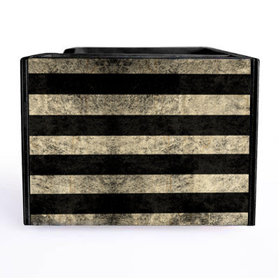 Wooden Bar Caddy - Black American Flag