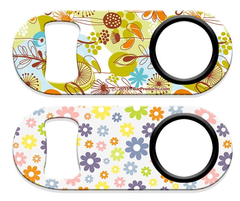 Kolorcoat™ Mini Bottle Opener - Cute Floral