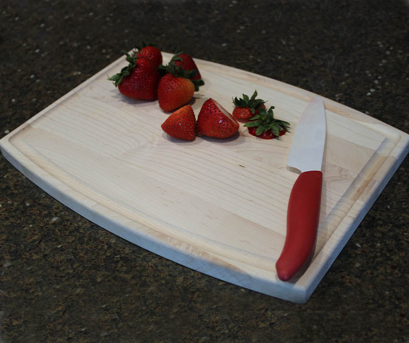 Cutting Board - Maple Wood - Arched