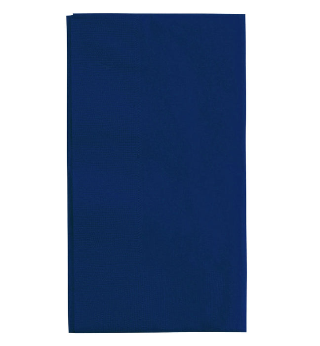 BarConic® 15” x 17” 2-PLY Colored Paper Dinner Napkins – DARK BLUE