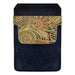 DekoPokit™ Leather Bottle Opener Pocket Protector w/ Designer Flap - Golden Paisley - SMALL