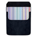 DekoPokit™ Leather Bottle Opener Pocket Protector w/ Designer Flap - Pastel Stripes - LARGE