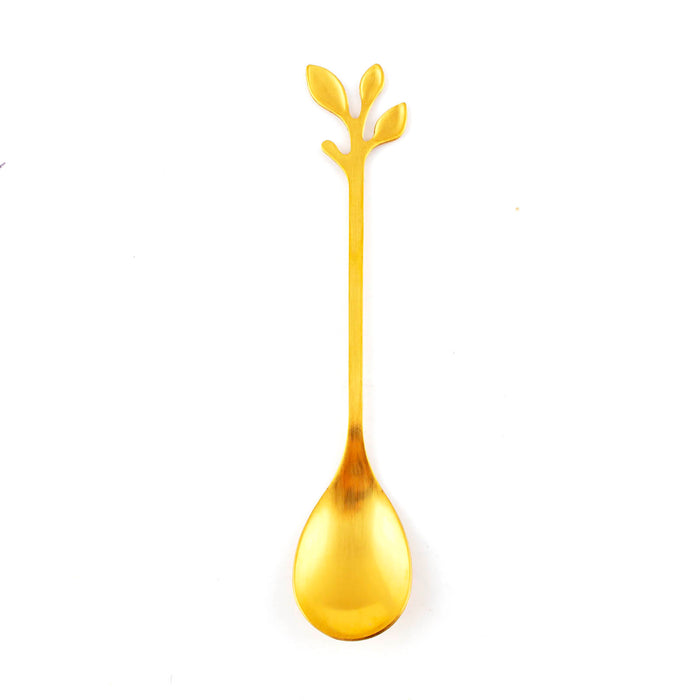 Demi Leaf Spoon (Stainless Steel or Gold Option)