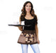 Designer Apron - Barista Patchwork Pattern - 5 Compartment