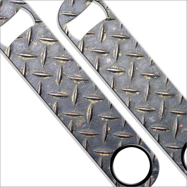 Speed Bottle Opener / Bar Key - Dirty Metal Plate