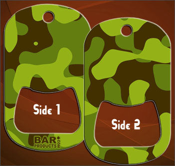 Dog Tag Opener - Green CAMO