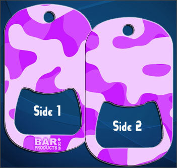 Dog Tag Opener - Purple CAMO