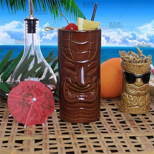 BarConic® Tiki Drinkware - Grin - 12 oz [Box of 4]