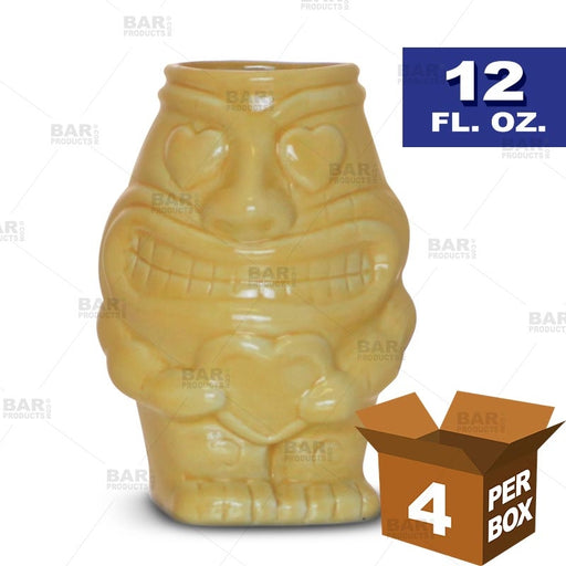 BarConic® Tiki Drinkware - Good Luck Heart - 12 oz [Box of 4]