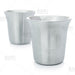 Double Wall Espresso Cup - Stainless Steel - 2.5oz/74ml (set of 2)