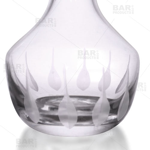 BarConic® Bitters Bottle with Feather Etching