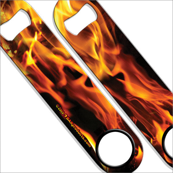 Speed Bottle Opener / Bar Key - Flames