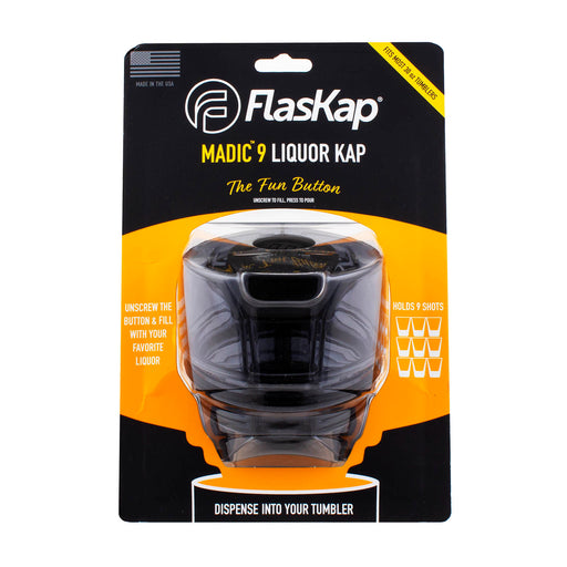 FlasKap Madic Liquor Lid for Large Tumblers - 9 ounce (Color Options)