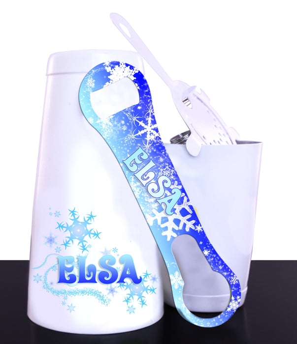 Frozen Snowflakes Kolorcoat™ Bar Tools Set