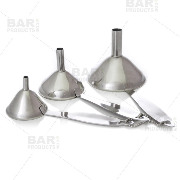 Condiment Funnel Set - Stainless Steel