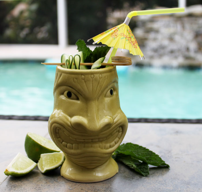 BarConic® 12 oz Tiki Drinkware – Funny Face