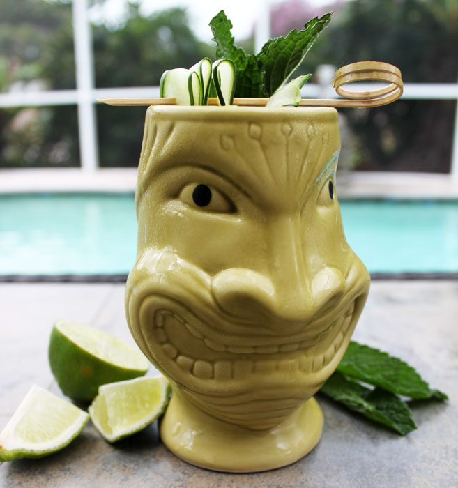 BarConic® 12 oz Tiki Drinkware – Funny Face