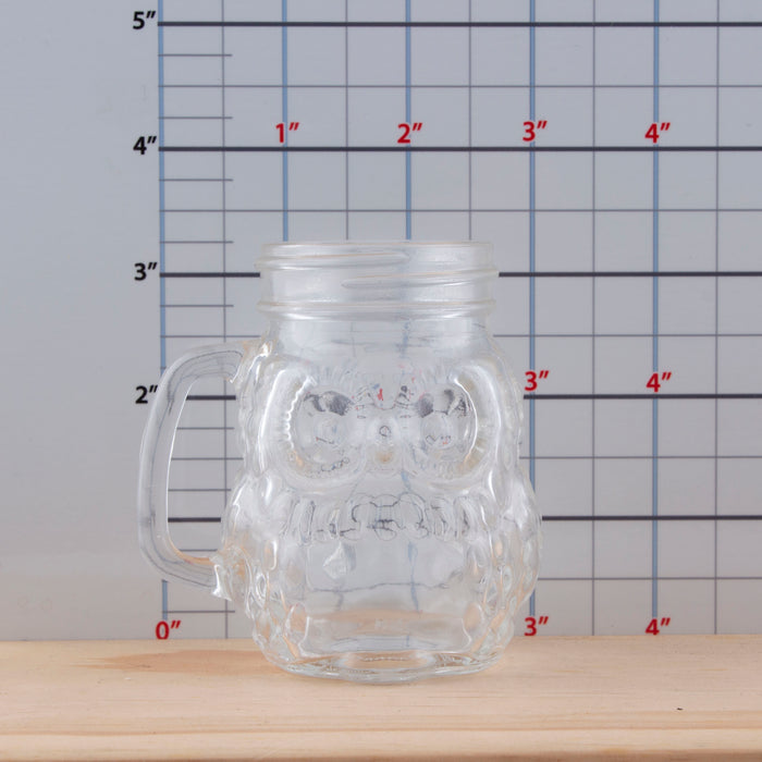 BarConic Owl Mason Jar w/handle - 4 ounce