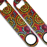 Glitter Hippie Flowers Kolorcoat™ Speed Bottle Opener