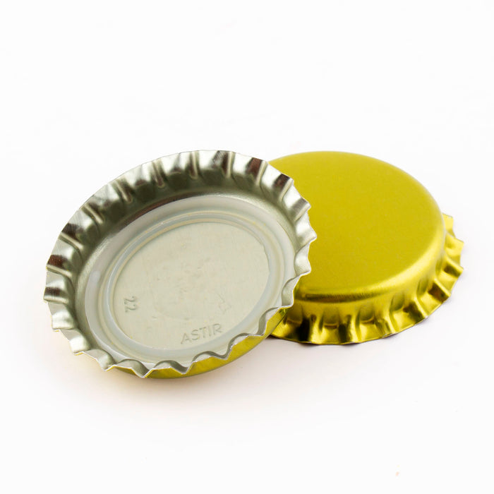 Gold Oxygen Barrier Bottle Caps - 144 ct