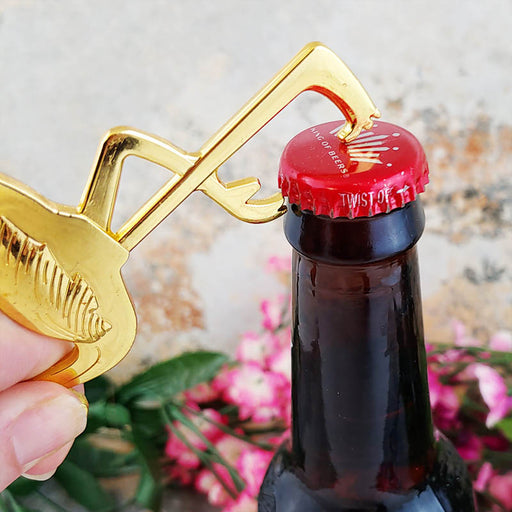 BarConic® Flamingo Zinc Alloy Bottle Opener - Gold Plated