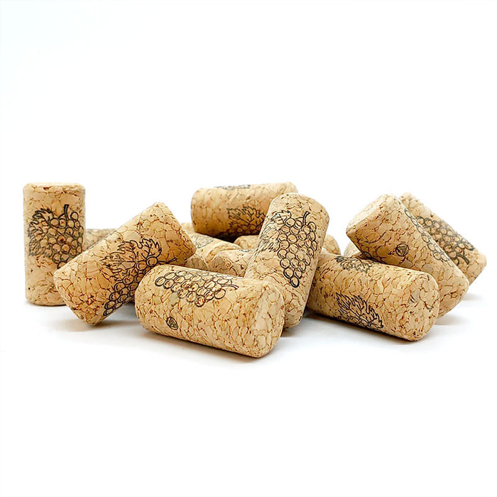 Classic Wine Corks - Grape Design - Bag of 100