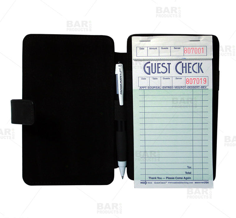 CUSTOMIZABLE Guest Check Pad Holder - Feathers