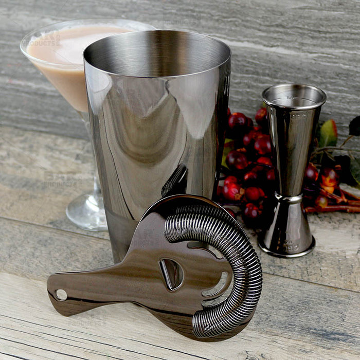 Hawthorne Cocktail Strainer - Gun Metal Plated