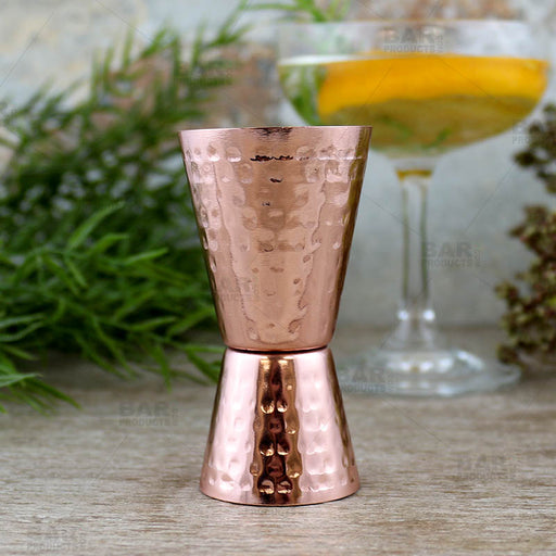 Olea™ Hammered Copper Jigger - 1oz x 2oz