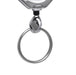 Chrome Octagon ID Retractable Badge Reel - Key ring