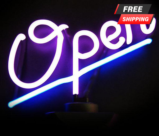 Open Sign NEON Sculpture