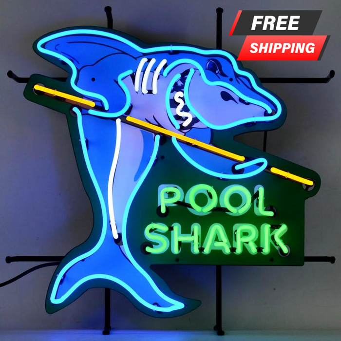 Pool Shark Neon Sign