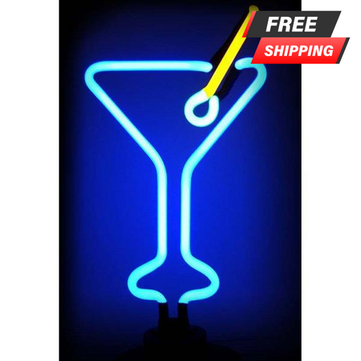 Martini Glass NEON Sculpture