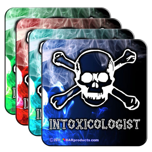 Cork Bottom Coasters - The Intoxicologist Series