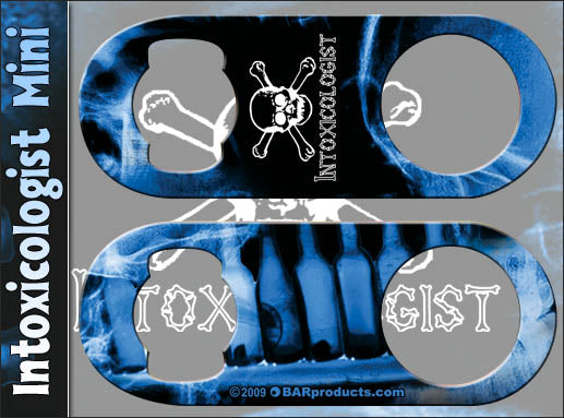 Mini Speed Bottle Opener / Bar Key - Intoxicologist