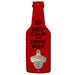 Keep Calm Beer Shaped Wall Bottle Opener